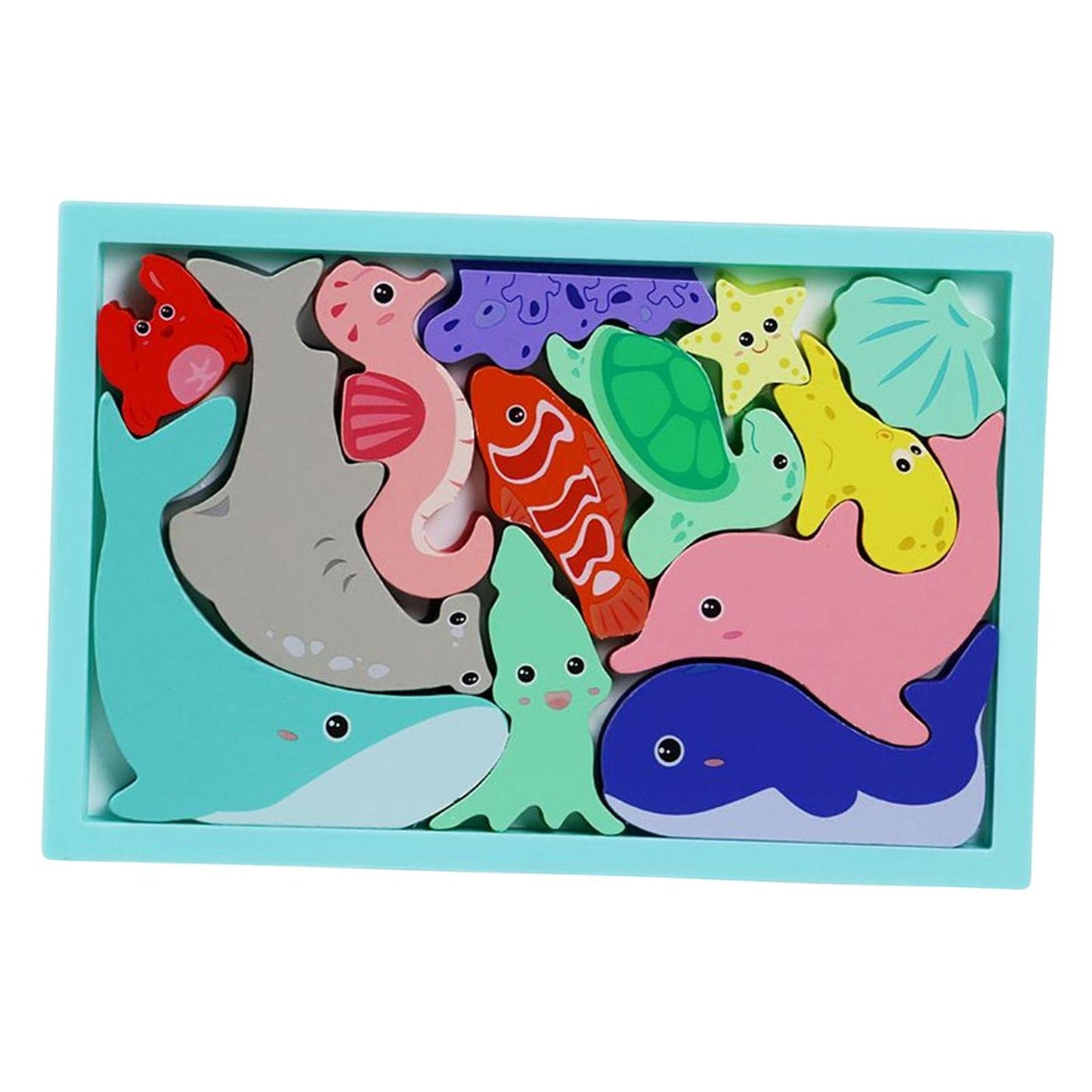 Bnf Wooden Puzzles Jigsaw Educational Preschool Toys Boy And Girl Kids Baby Oceanbaby | Toys For Baby | Developmental Baby Toys1