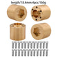 Brass Weights 6mm 9mm 12mm 15mm 22mm Wheel Hex Hub Widen Adapter for 1/10 RC Crawler 1.9 2.2 Wheels Rims SCX10 TRX4 (18.4mm)