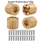 Brass Weights 6mm 9mm 12mm 15mm 22mm Wheel Hex Hub Widen Adapter for 1/10 RC Crawler 1.9 2.2 Wheels Rims SCX10 TRX4 (18.4mm)