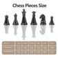 Travel Chess Set Magnetic Portable Folding Chess Board - Small Mini Chess Set - (Small / 7.6 Inch)