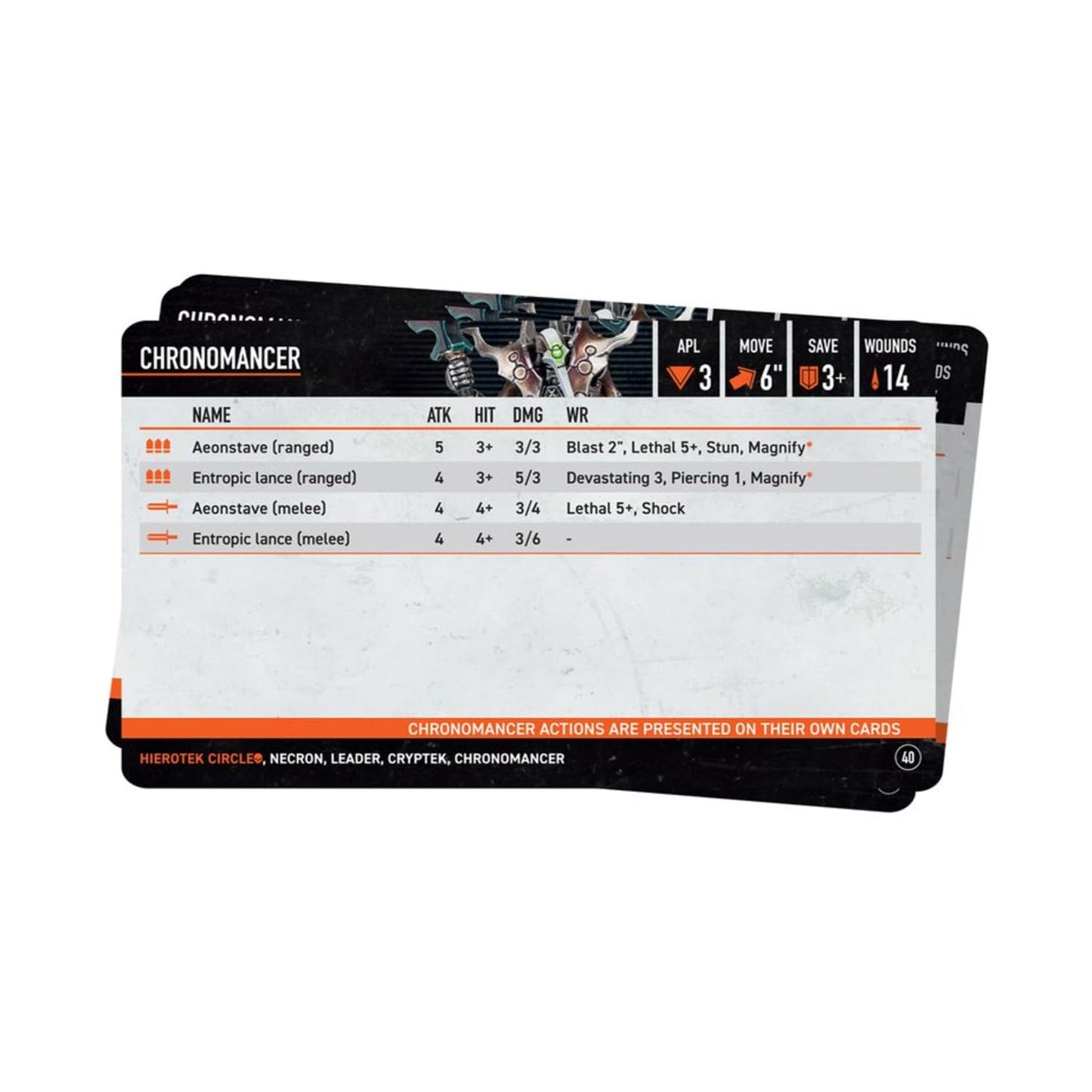 Games Workshop - Warhammer 40 000 - Kill Team: Datacards - Hierotek Circle (2024 Edition)