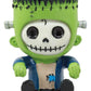 Ebros Frankie The Frankenstein Furrybones Figurine Small 3 Inch Tall Furry Bones Skeleton Monster Decor Statue As Halloween Gothic Fun Zombie Furry Bones Collectible