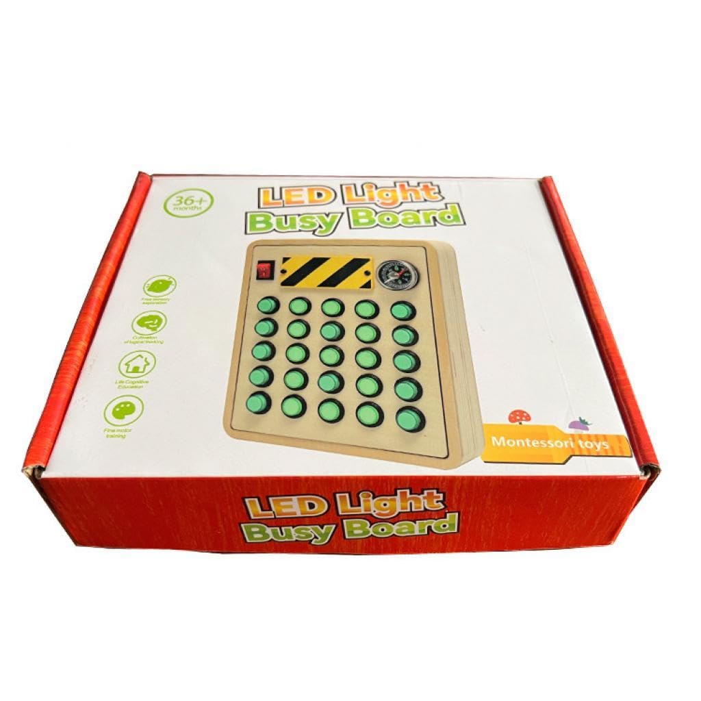Atorse Busy Board Toy Early Education For Learning Activities Nursery Toddler