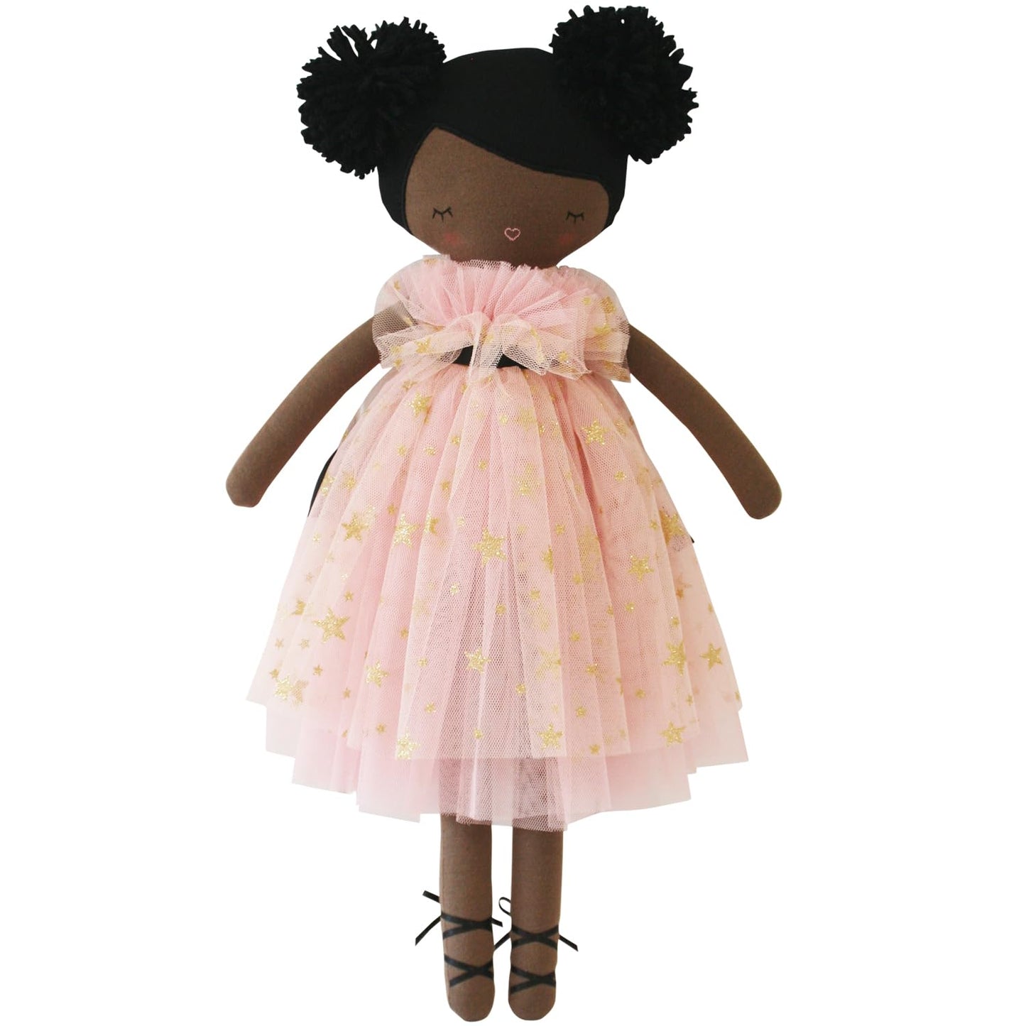 Alimrose Halle Ballerina Doll (Darker Brown & Ebony)