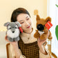 Gjlzfwbx 10 Inch Realistic Dog Plush Toy, Soft Realistic Dog Stuffed Animal, Children'S Playmate Gift Baby'S Day Valentine'S Day
