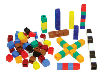Unifix Cubes, Ten Assorted Colors, Set Of 500
