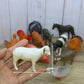 GiftExpress 12pc Farm Animal Toy Figures Set - Colorful Plastic Play Animals for Kids, Educational & Fun Learning Toys