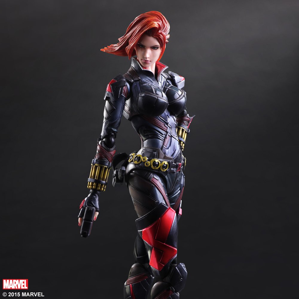 Marvel Comics Variant - Black Widow Play Arts Kai - 26Cm