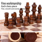 Hellpnoom Wooden Chess Pieces, Tournament Staunton Wood Chessmen Pieces Only, 3 Inch King Figures Chess Game Pawns Figurine Piec