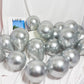 Metallic Silver Balloons 5 Inch 100 Pack, Jogams Silver Chrome Balloons For Birthday Party Wedding Baby Shower Festival Annivers