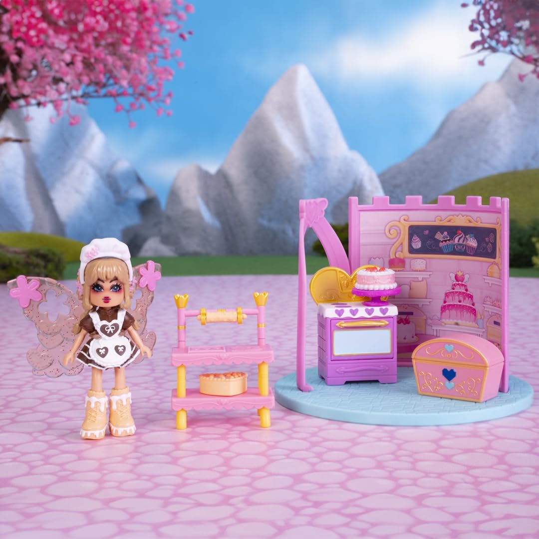 Royale High Baking Class Playset - 1 Doll & 6 Accessories - 3-Inch - Virtual Item Code - Ages 5+ - Fits Inside Castle Playset