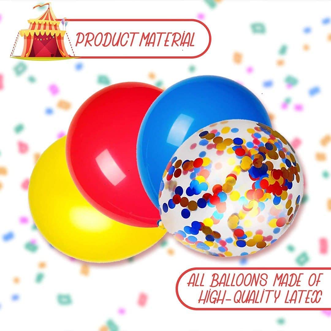 72 Pcs Carnival Party Balloons Carnival Theme Party Decorations Carnival Balloon Bouquet Carnival Birthday Party Decorations Car