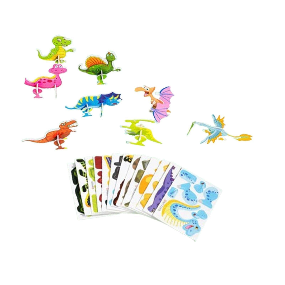 Bnf3D Cartoon Jigsaw Puzzles Learn Activities Fine Motor Skills Montessori Toys Dinosaur|Toys & Hobbies|Educational|Other Educat