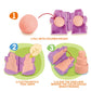 Hasayaqi Brithday Party Play Food Playdough Sets For Kids Ages 4-8,Sweet Cakes Kitchen Creations Play Dough Set For Kids Ages 2-