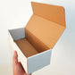 Fageverld Toploader Storage Box - Cardboard, Holds 1200 Sports Cards, 8 Count, White