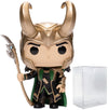 POP Marvel: Loki with Scepter (Glow in The Dark) Entertainment Earth limited availability Funko Vinyl Figure (Bundled with Compatible Box Protector Case) Multicolored 3.75 inches