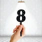 Eight Cake Topper For Eighth Birthday