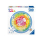 Ravensburger 500 Piece Round Jigsaw Puzzle - Circle of Colors, 20.5" Diameter, Multicolor, Cardboard, Model 17351