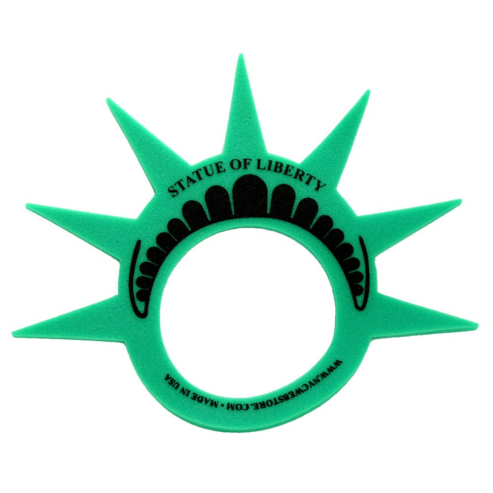 Fun Statue of Liberty Costume Hat Crown Visor (MADE in USA) for Costumes and New York City Theme Parties