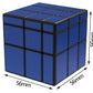 Tanch Qiyi Mirror Speed Cube 3X3 Dysmorphism Magic Cube Puzzle Toy Blue