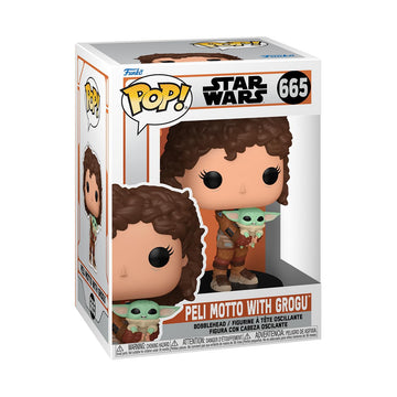 Funko Pop! Vinyl: Star Wars: The Mandalorian S9 - Peli Motto With Grogu - The Child - Baby Yoda - Collectable Vinyl Figure - Gift Idea - For Kids & Adults