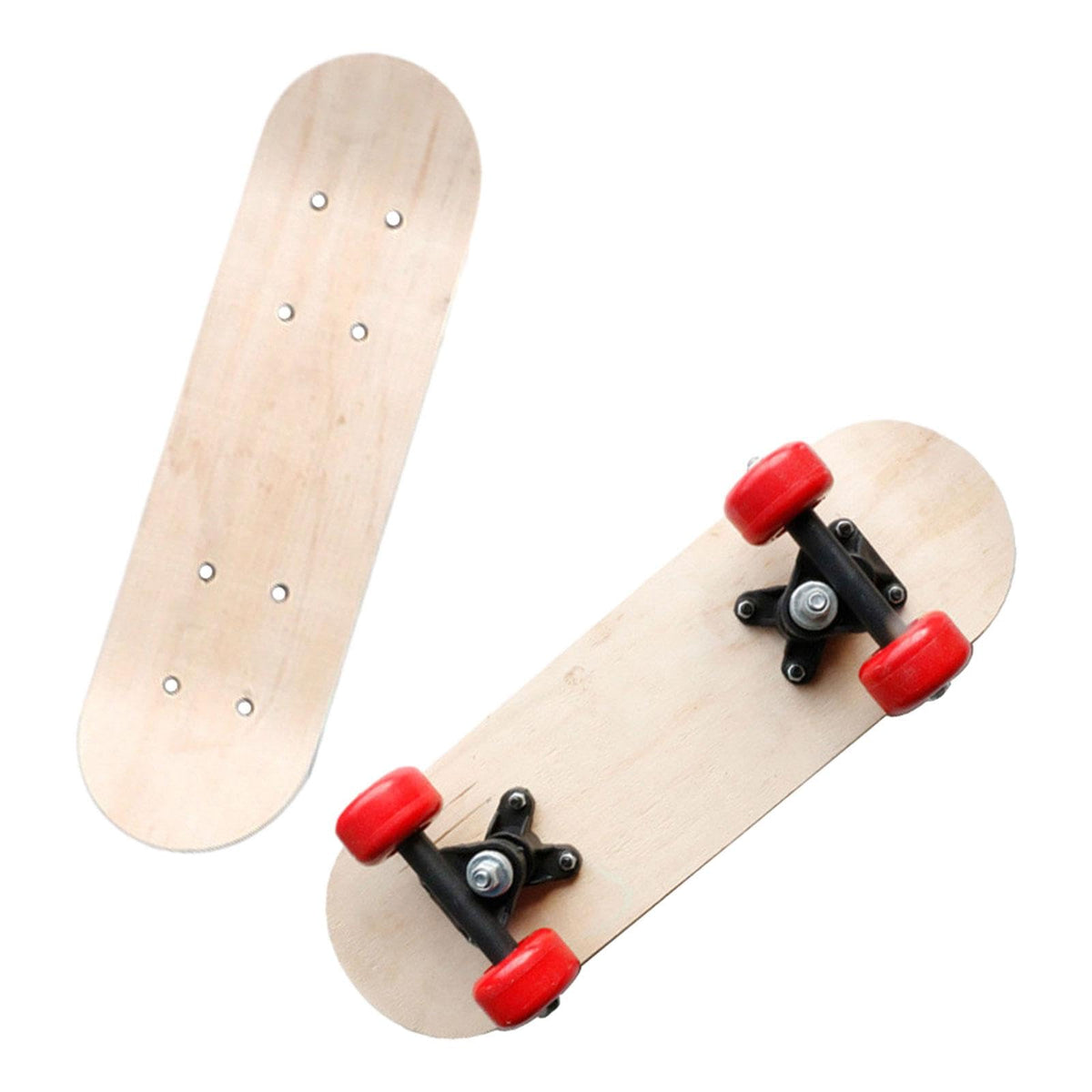 Enakshi Blank Skateboard Deck Wooden Skate Deck Arts Painting Board for Children Kids 43cm with Wheel|Sporting Goods|Outdoor Spo