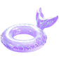 Heysplash Mermaid Pool Float, Mermaid Tail Shaped Pool Swimming Float Tube Ring Floatie, Summer Water Fun Beach Party Swimming Pool Toys For Kids Children Adults Water Activities, Purple