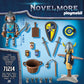 Playmobil Novelmore Combat Training Set - Plastic, One Size, Gray/Black with Red & Gold Accents, Model 71214