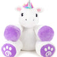 Plushible Bridging Miles With Smiles Poppy The Unicorn - 44 Inch Ultra Soft Stuffed Animal | Safe Unicorn Toys For All Ages | Co