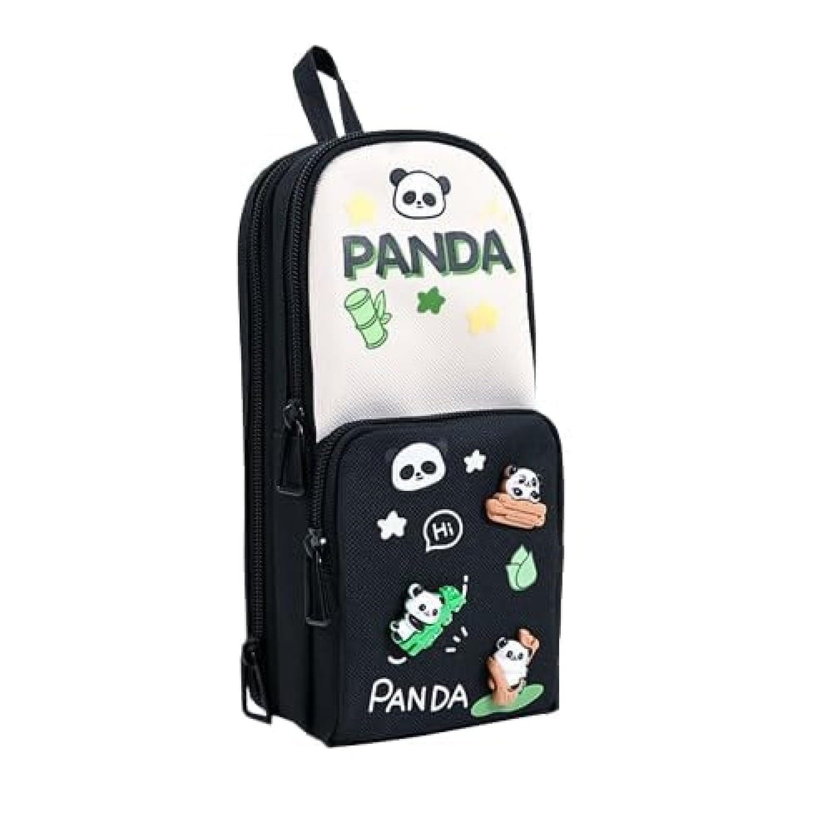 Pencil Pouch for Girls  Multiple Compartment Zipper Pouch with Drawstring Pocket, Aesthetic Pouch for Girl, Kawaii Pencil Case,