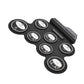 Excluzo Compact Size Usb RollUp Silicon Drum Set Digital Elec Ic Drum Kit 7 Drum Pads With Drumsticks Foot Pedals For Beginners