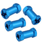 4-Pack Hobbypark Rc Wheel Spacers 12Mm Hex Drive Hubs Combiner Coupler Aluminum 25Mm Offset Extension For 1/10 Rc Crawler Car Pa