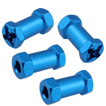 4-Pack Hobbypark Rc Wheel Spacers 12Mm Hex Drive Hubs Combiner Coupler Aluminum 25Mm Offset Extension For 1/10 Rc Crawler Car Pa