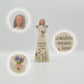 Blossom Bucket Feather & Grace Hand Painted Resin Decorative Figurine - Grandma Means Love Figurine
