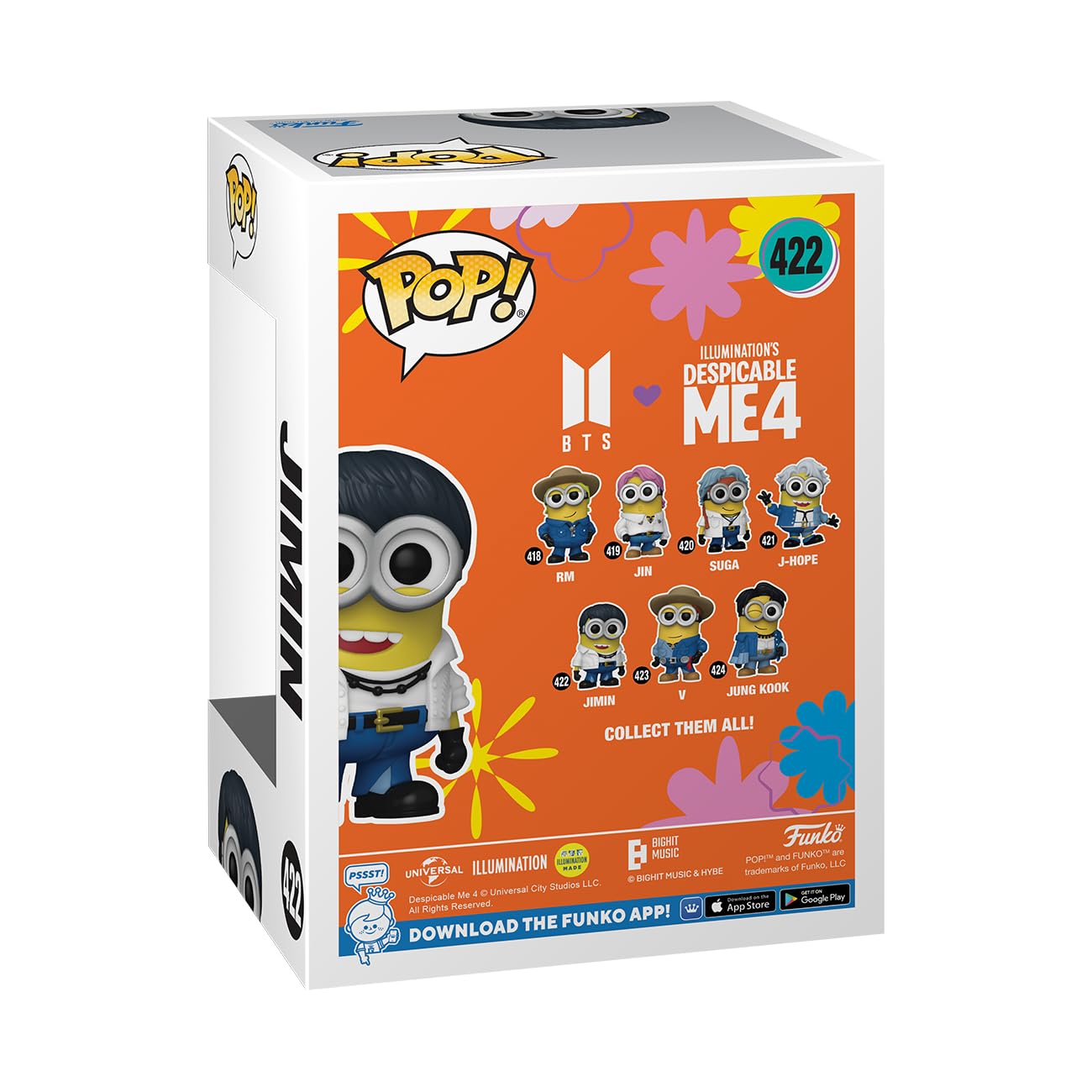 Funko Pop! Rocks: Minions X Bts - Jimin - Bts + Minions - Collectable Vinyl Figure - Gift Idea - Official Merchandise - For Kids & Adults - Movies, Music Fans - Model Figure For Collectors