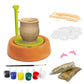 Sarasi Diy Clay Pot Making Machine  The Complete Pottery Wheel Set Toy For Kids (Multicolor)
