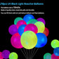 210 Pack 12 Inches Uv Colored Neon Balloons Glow In The Dark Balloons Neon Party Decorations Glow Party Supplies Glow Balloons B