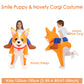 Inflatable Costumes Kids Dog Costume Halloween Blow Up Ride On Corgi Costume Animal Suit For Girls Boys Cosplay Party