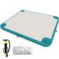 Inflatable Dock, 10X6 Ft Inflatable Floating Dock Platform For Lake Floating Island Rafts With None-Slip Surface, Air Pump, Carr