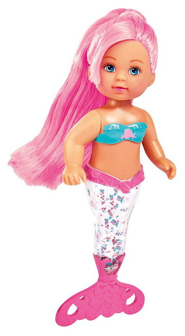 Simba 105733482 - Evi Love Glitter Mermaid Doll With Tail Fin That Glitters When Shake, Only One Item Will Be Delivered