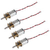 4PCS Mini Micro N20 Gear Motor DC 3V-6V Slow Speed Full Metal Gearbox Micro Motor Speed Reduction Motor for DIY Robot Car RC Toy