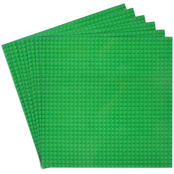 Jnzong Classic Baseplates Building Base Plates For Building Bricks 100% Compatible With Major Brands-Baseplates 10'' X 10'', Pac
