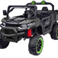 24V 2 Seater 4Wd Powered Ride On Dump Truck With Electric Dump Bed, Electric Utv With Remote Control, Shovel, Pull Bow, Music Pl