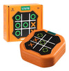 AI Intelligent Tic Tac Toe Handheld Game Console for Kids & Adults | 9 Game Modes Electronic Puzzle Board Game | Smart Interacti