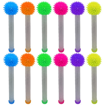 ArtCreativity Light Up Galactic Wands, Set of 12, LED Wands for Kids and Adults in Assorted Colors, Great as Sensory Toys for Bo