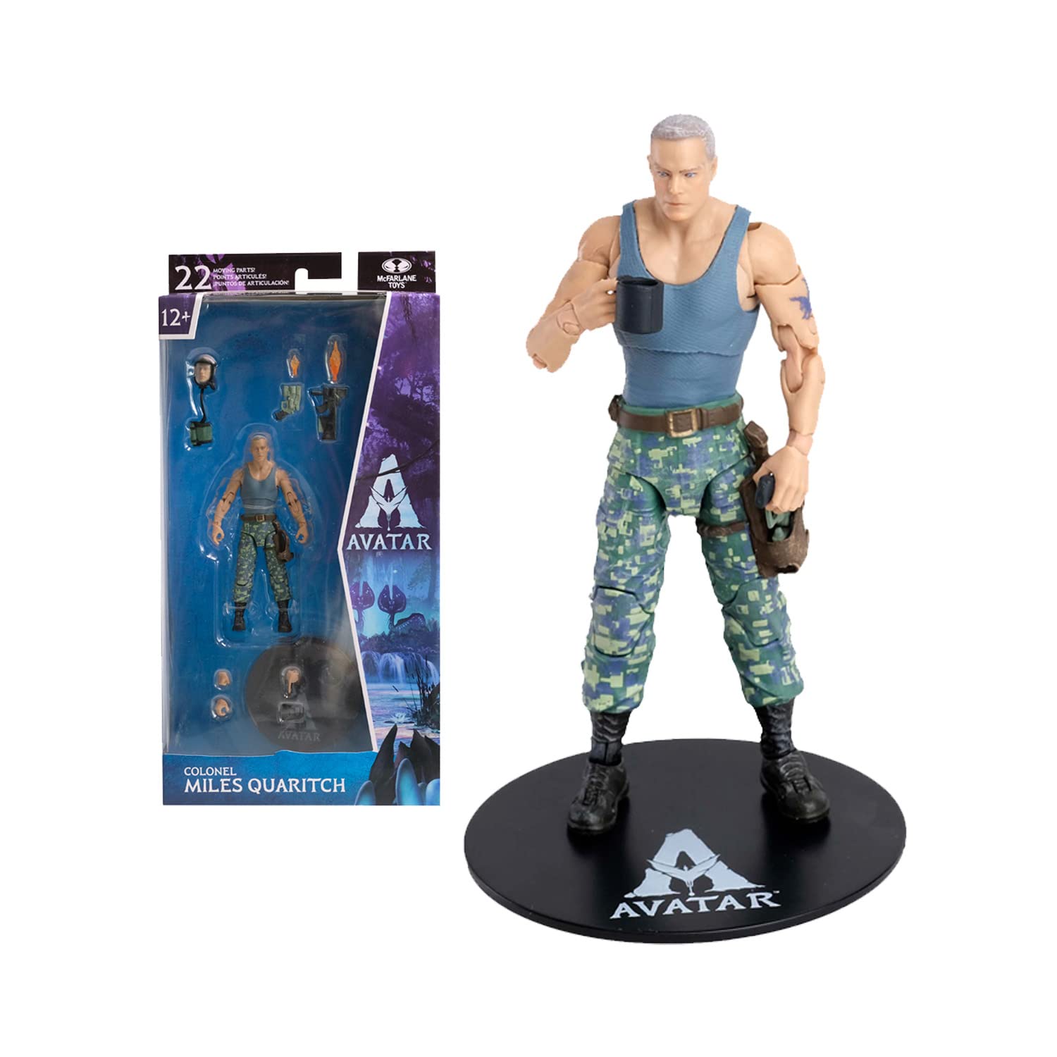 Mcfarlane - Avatar 7In Wv1 - A1 Colonel Miles Quaritch – Toytooth