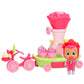 IMC Toys Cry Babies Magic Tears Rose's Bike Cart Playset - 17+ Accessories, Exclusive Rose Doll, Plastic, Model 86241