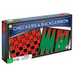 Classic Checkers And Backgammon Set - For Ages 7 Years And Up