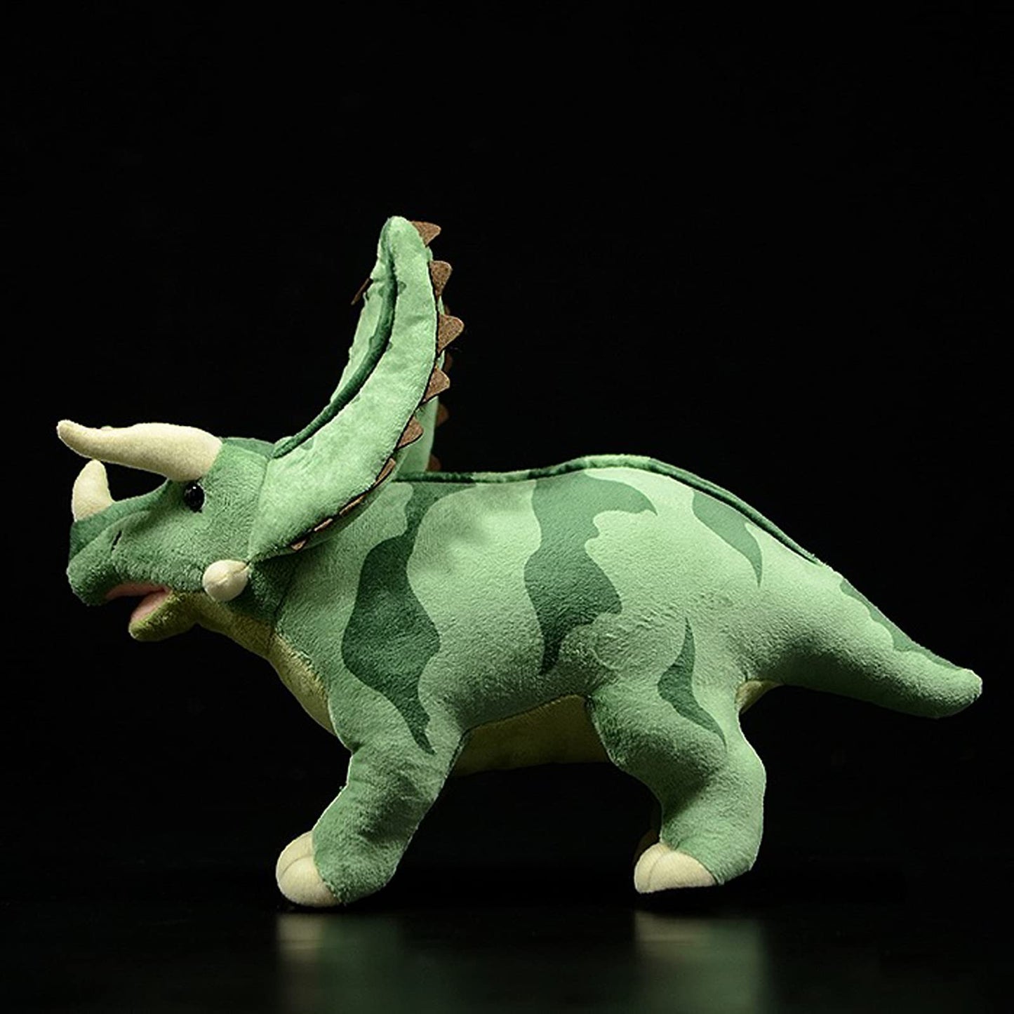 ZHONGXIN MADE Pentaceratops Stuffed Plush Toy - Soft 13 Inch Dinosaur Model, Realistic Educational Gift for Kids