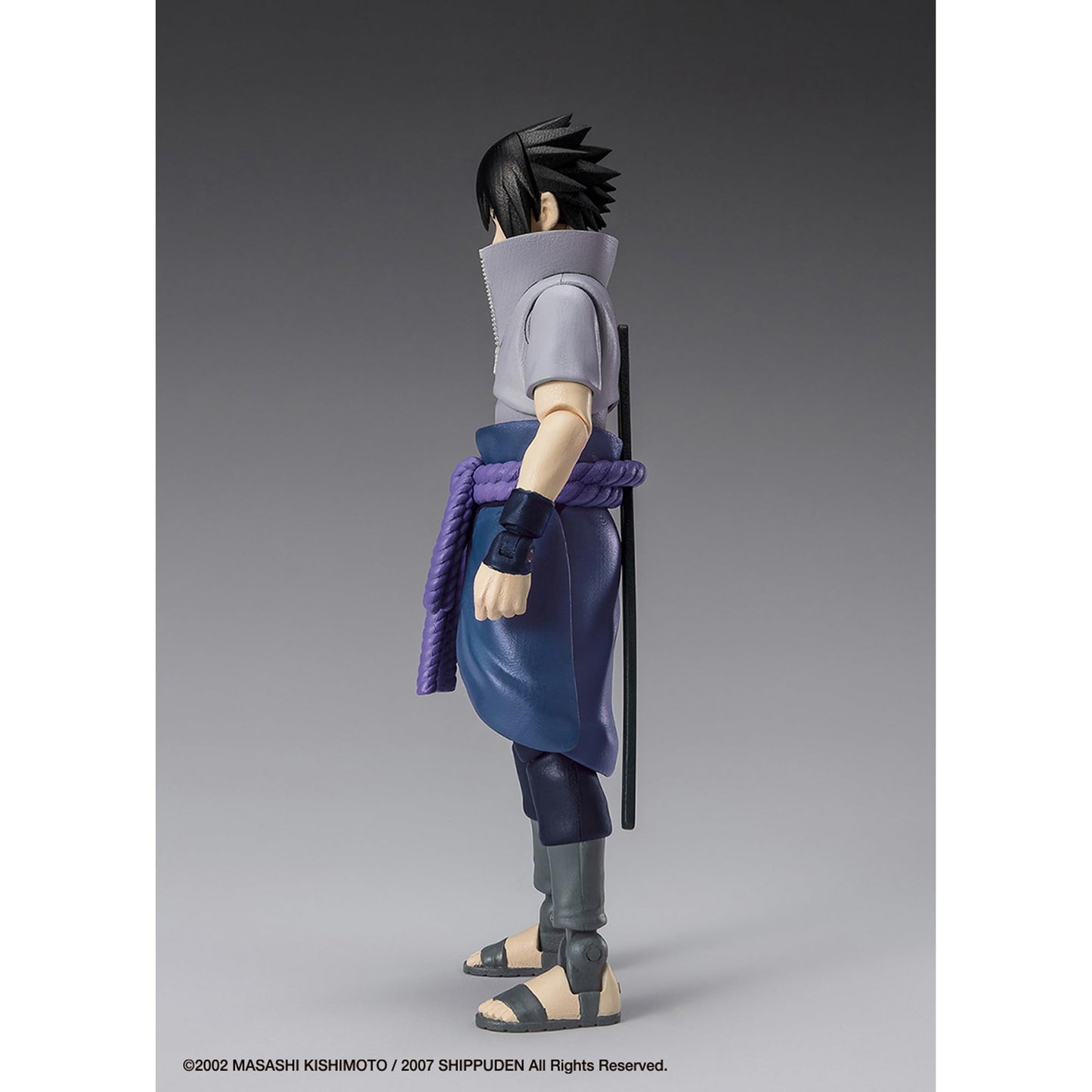 BANDAI NAMCO Naruto Action Figure - 5" Sasuke Uchiha (Adult) - PVC Model 87535